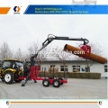 1-12Ton ATV trailer with crane